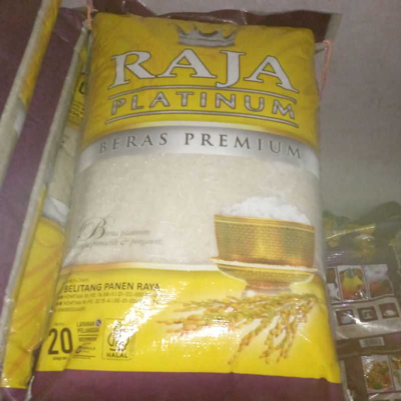 

beras raja platinum 20kg