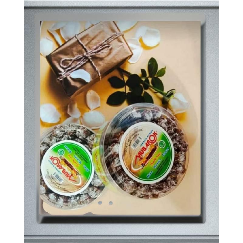 

jenang Kudus Mubarok toples 3farian rasa moka,nangka,duren 40ss