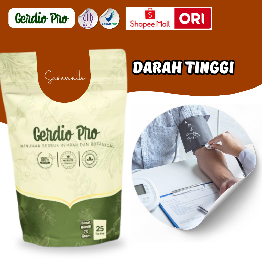 

NO_MORE Gerdio pro Merah Obat Darah Tinggi Hipertensi Penurun Tekanan Tensi Darah Tinggi Kolesterol