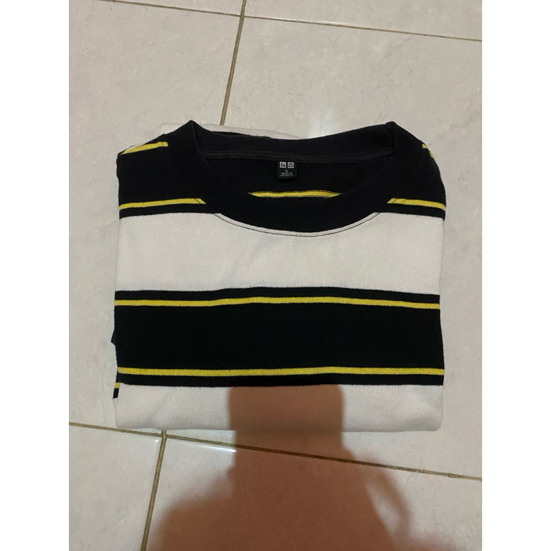 uniqlo stripe iqbaal