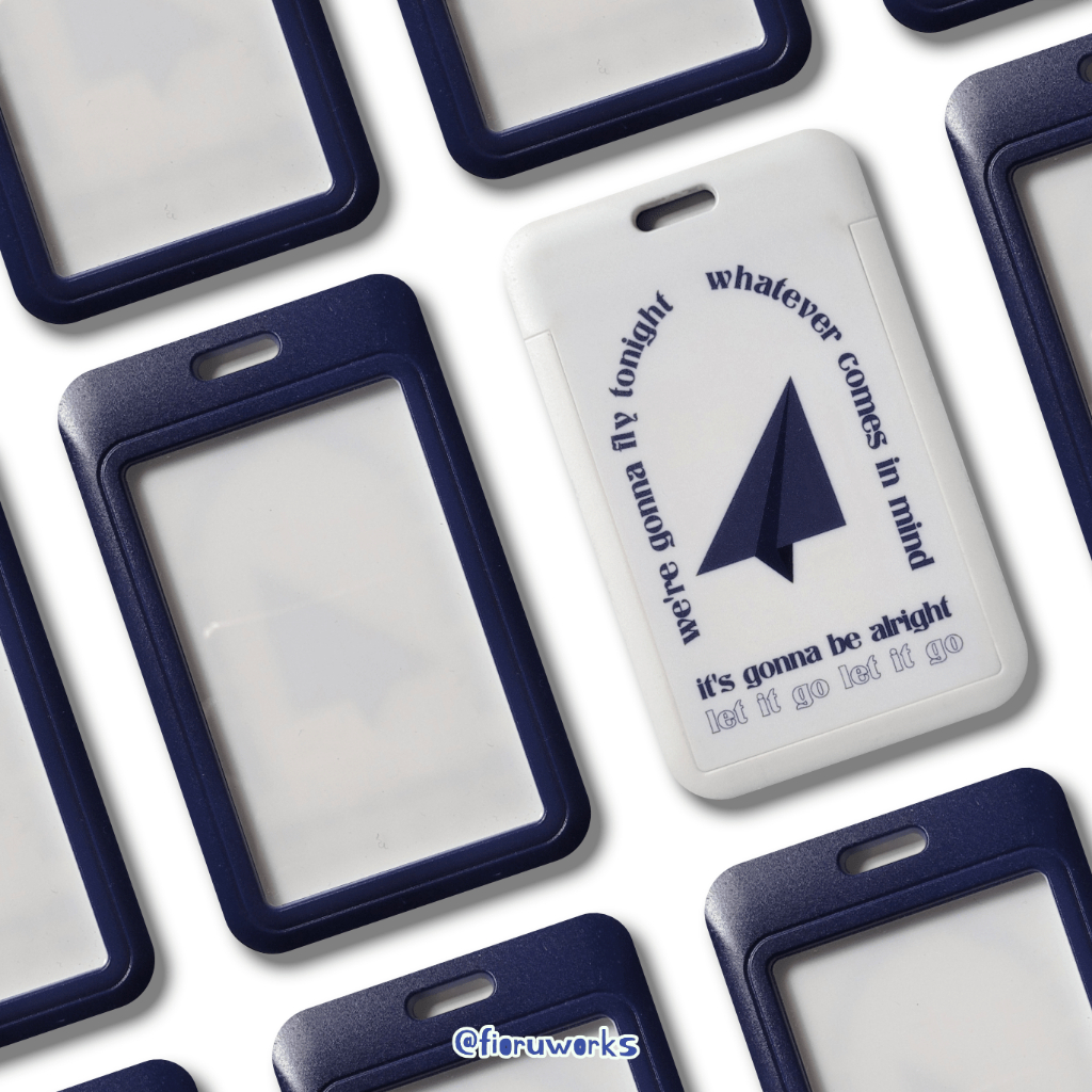 

PVC ID Card Holder KPOP LOONA Pale Blue Dot