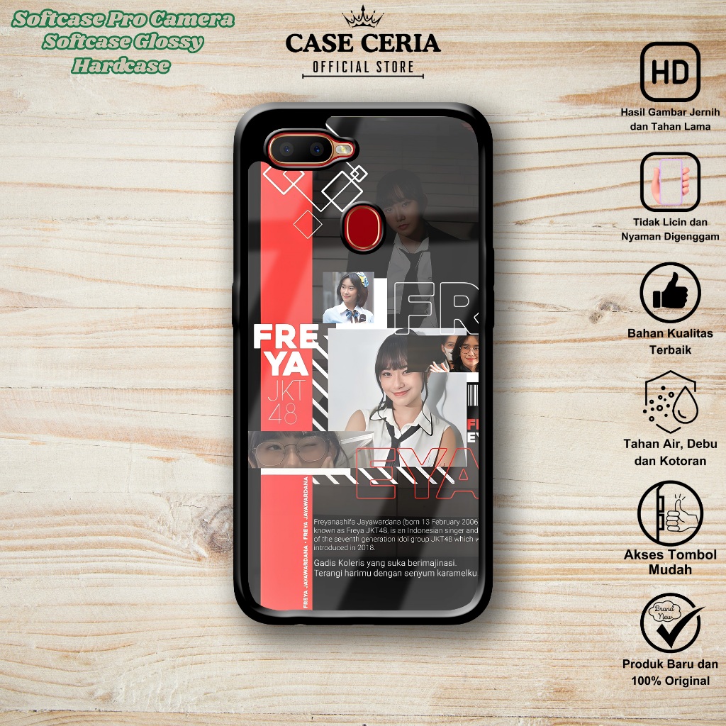Case Oppo A12/ A7/ A5S/ A11K/ F9 - Casing Oppo A12 A7 A5S A11K F9 ( JKT48 3 ) – Softcase Pro Camera