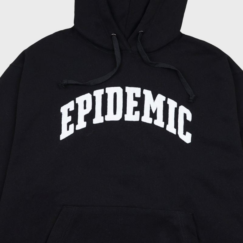 EPIDEMIC Demeter Pullover Hoodie Black - Misty Sweater Pria Wanita