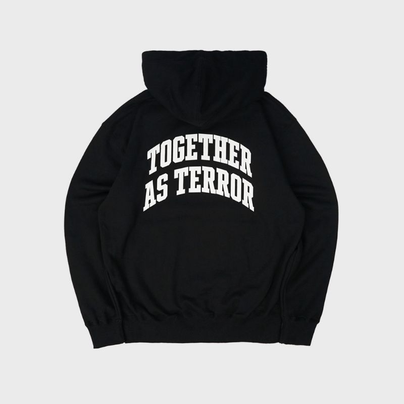 EPIDEMIC Pullover Hoodie Black Cotton Sweater Pria Wanita