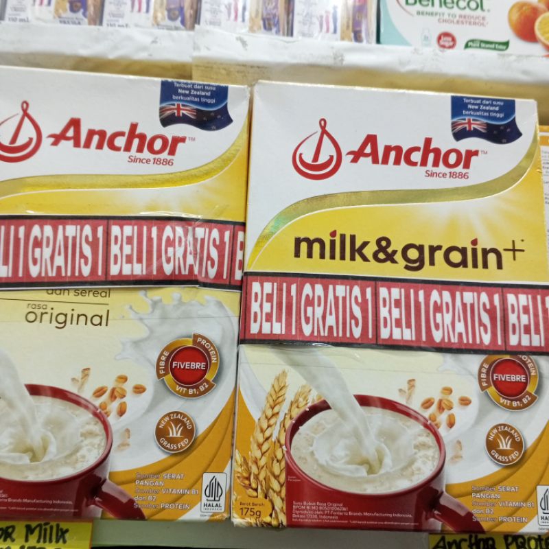 

Beli 1 Gratis 1 Anchor Milk & Grain Plus 175gram