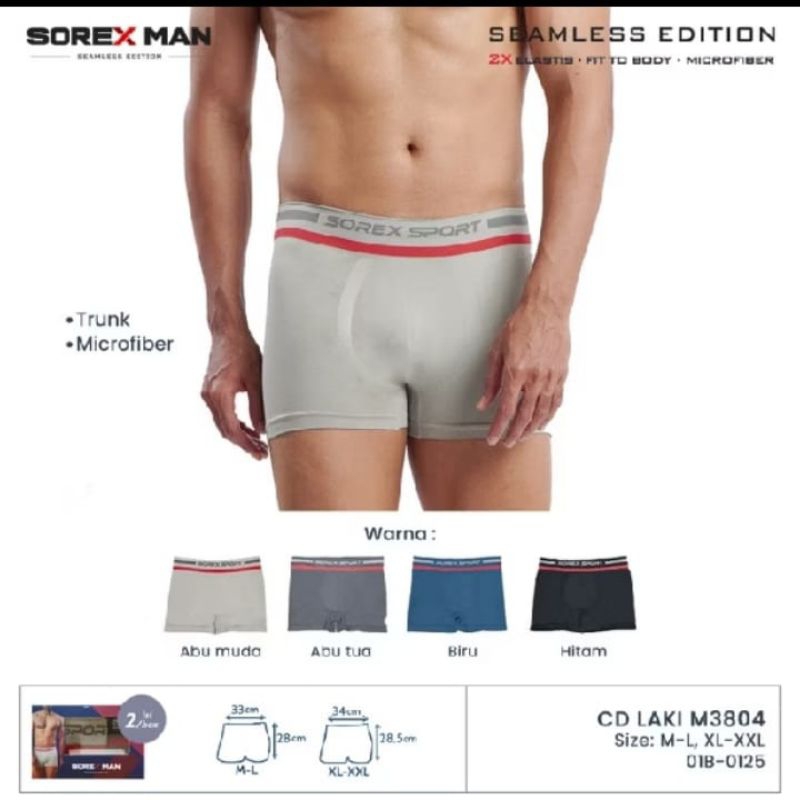 SOREX Man cd Boxer Seamless Sport 3804 Cd Boxer Sport Original