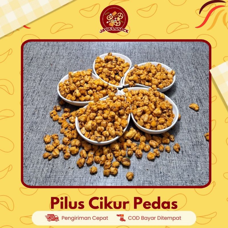 

Java's Pilus Cikur | Pilus Kencur Pedas 1/4 kg Enak dan Renyah
