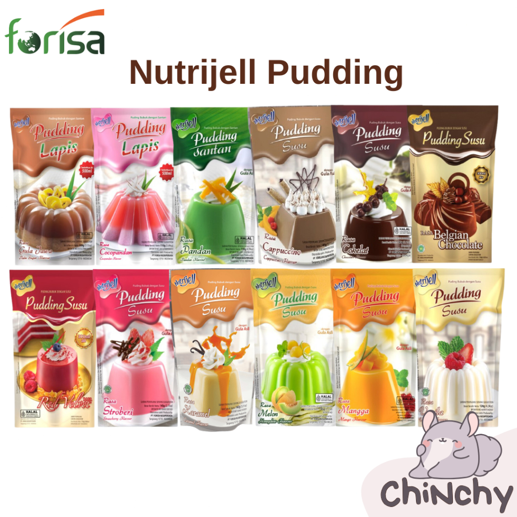 

Nutrijell Pudding Susu Santan Lapis Pudding Instant