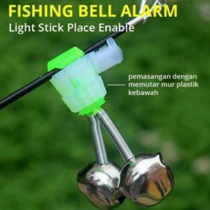 Lonceng Pancing Alarm Ikan Doble / kerincingan Pancing Terbaru