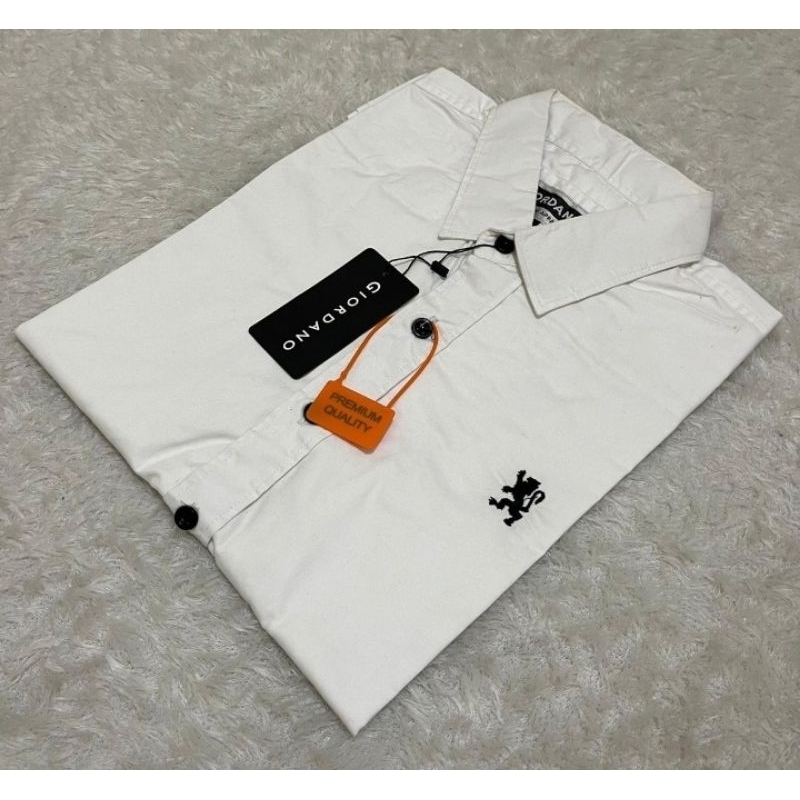 BAJU KEMEJA GIORDANO PRIA  POLO/Kemeja Giordano Pria Polo CASUAL.Kemeja Pria lengan Pendek Premium.