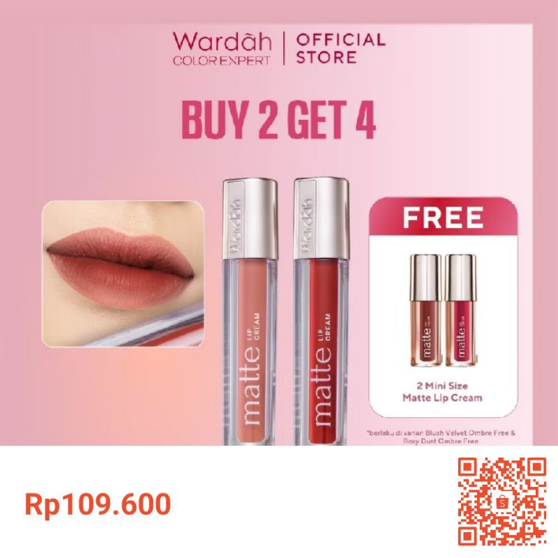 wardah paket ombre best seller