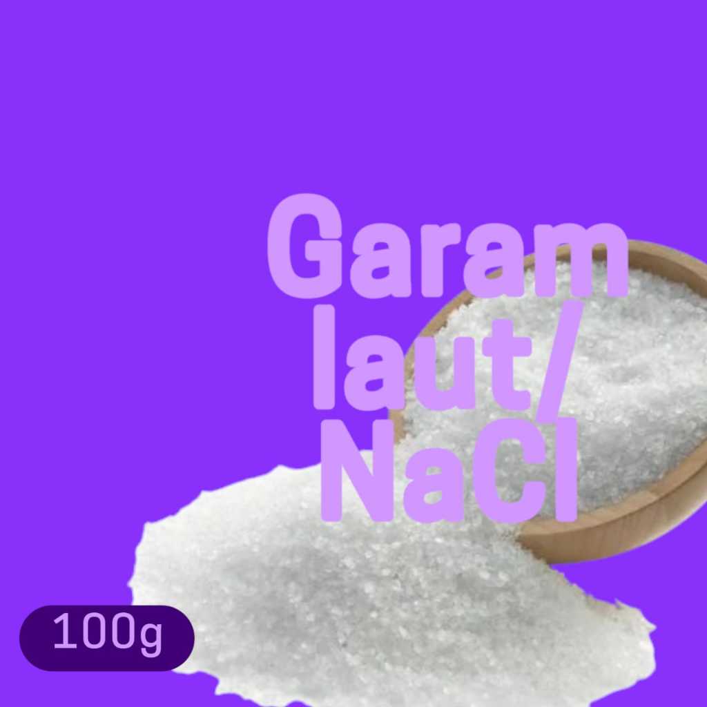 Nacl 100g/sodium klorida/garam industri/garam sabun