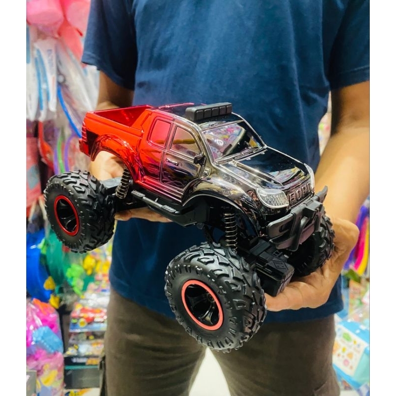 RC Surabaya Mainan Anak Mobil Remot Ford Hilux Batre Cash Nyala Lampu LED dan Sound Mesin Cocok Buat