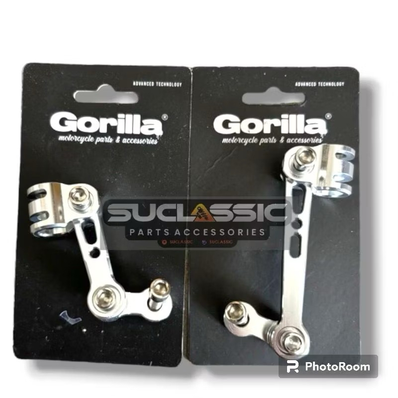 UNIVERSAL SEMUA MOTOR BREKET KLEM SELANG KABEL REM DEPAN CNC PANJANG PENDEK MODEL TIANG MERK GORILLA