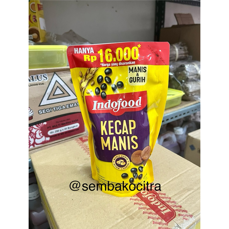 

KECAP INDOFOOD DUS / KECAP INDOFOOD 1 dus ukuran 520ml x 12pcs