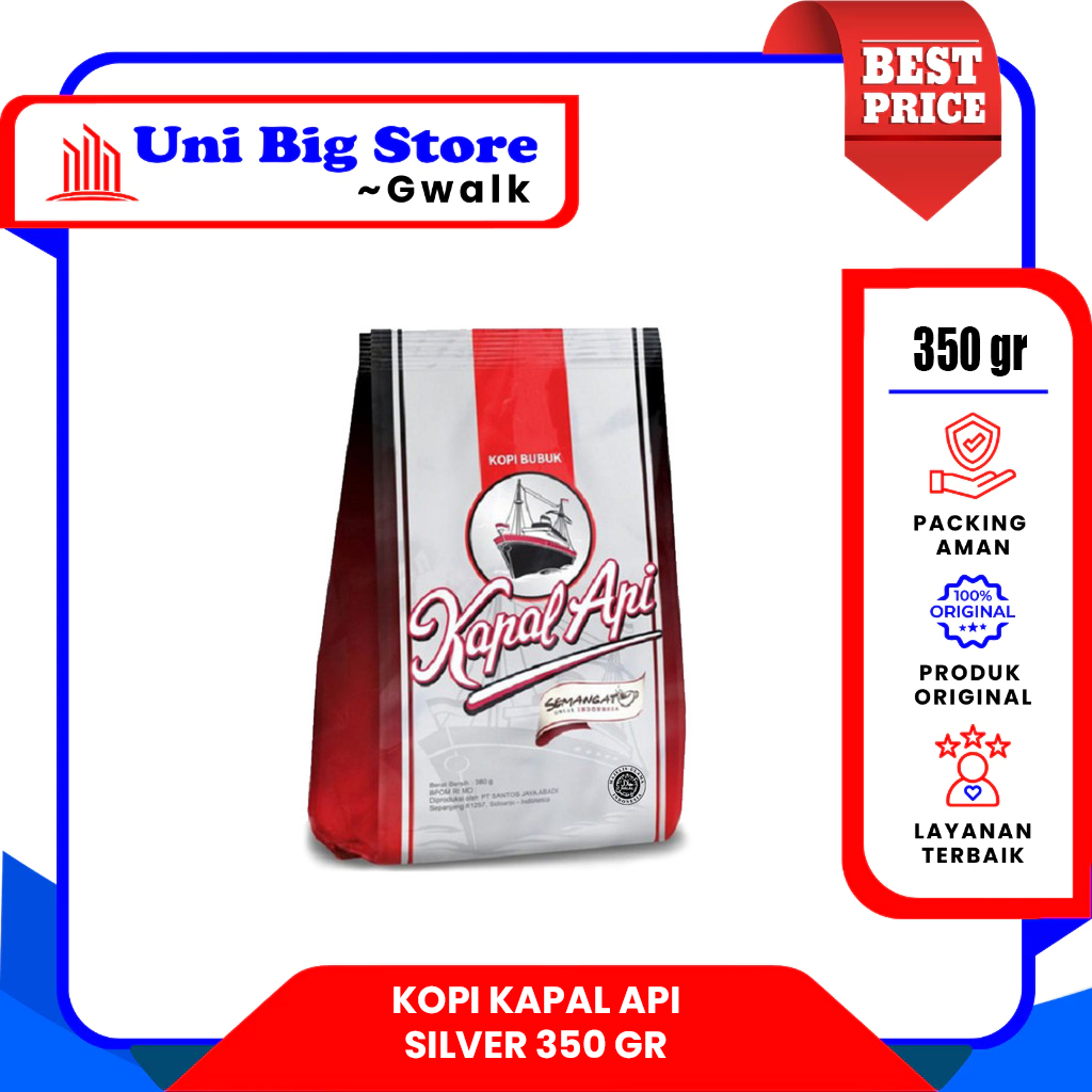 

KOPI KAPAL API SILVER BUBUK - 350 gr