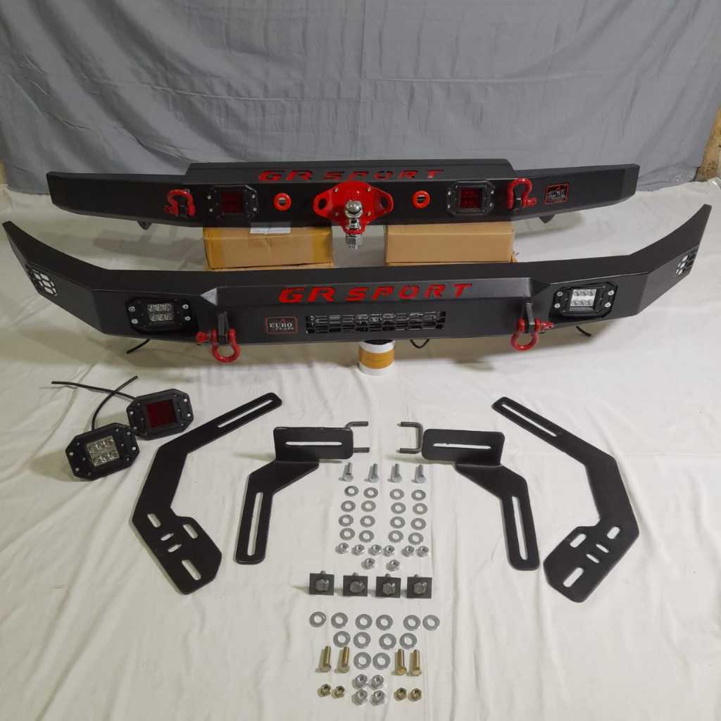 Paket Towing Pelindung Bumper Depan Belakang Mobil Rush Terios GR SPORT 2018 2024 Custom