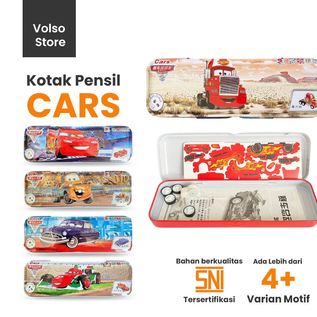 

Kotak Pensil Mobil Cars Mainan Edukasi Anak