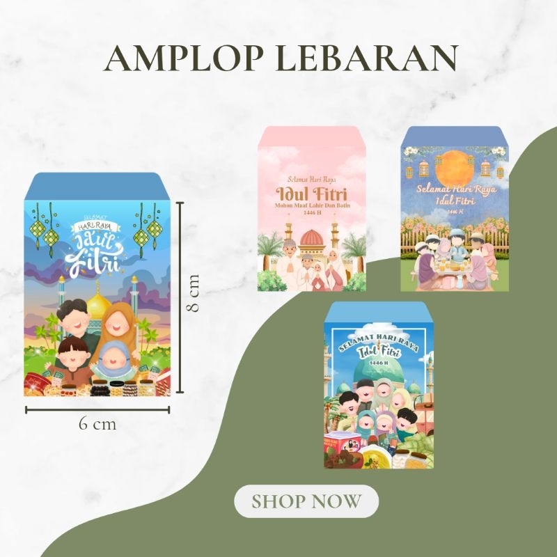 

MURAH!!! AMPLOP LEBARAN 2025 ISI 10PCS KATALOG 1