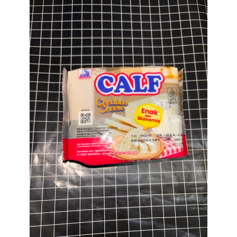 

KEJU PARUT CALF CHEDDAR 200gr