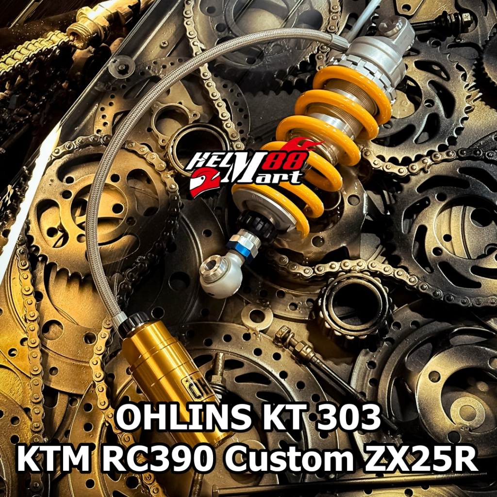 Shock OHLINS Kawasaki ZX-25R (Custom KT303) - Absorber Suspension Shockbreaker ZX25R