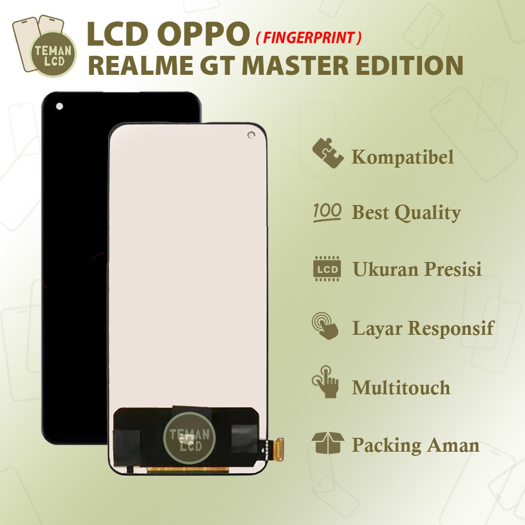 LCD Realme GT Master Edition FINGERPRINT - Original 100% Fullset Touchscreen