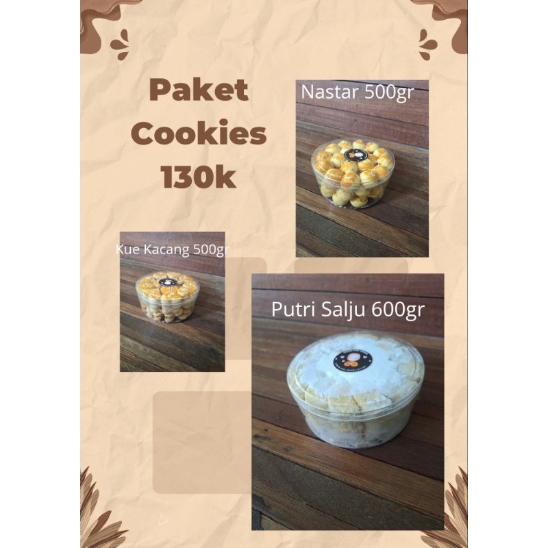 

kue kering cookies promo 3 toples 130k