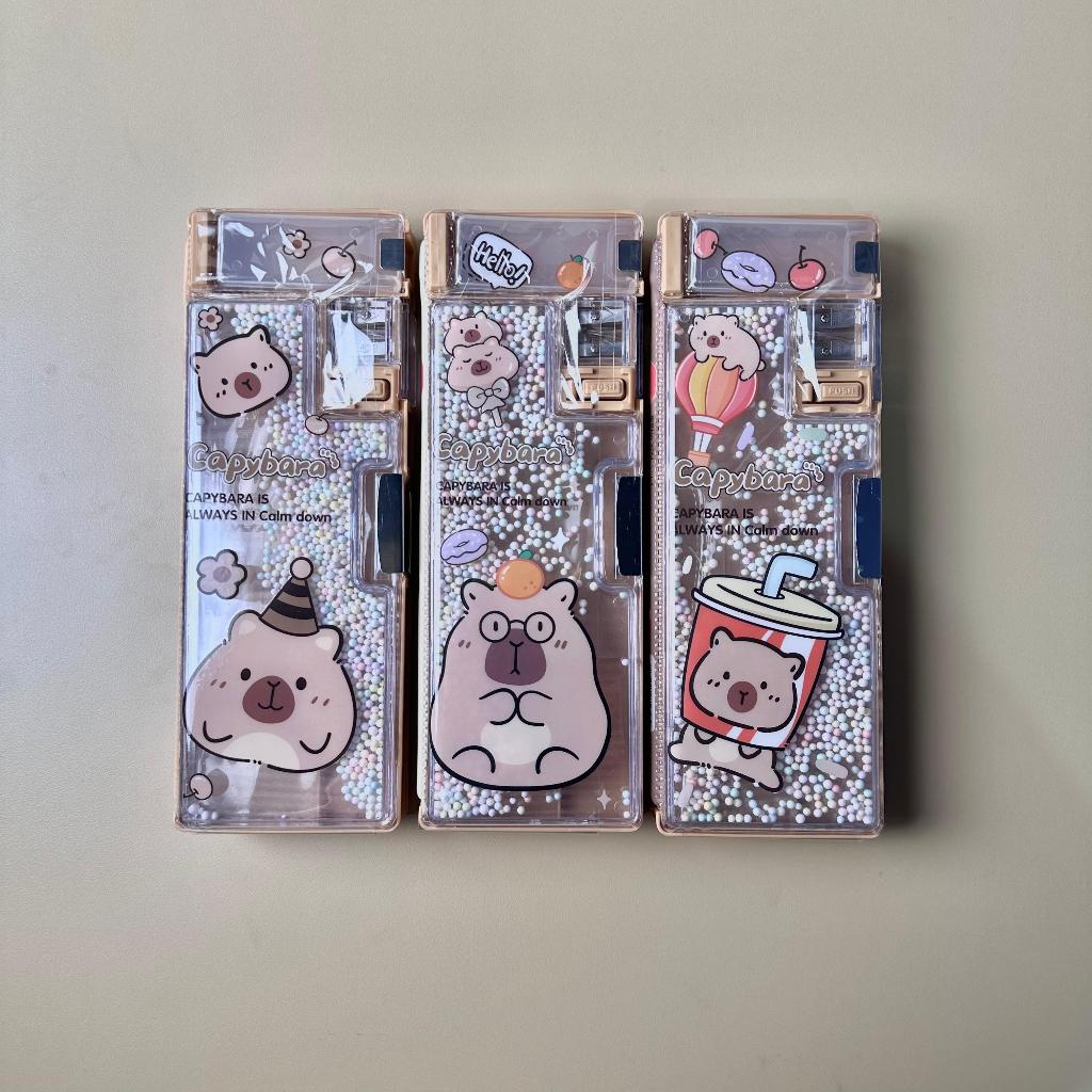 

(PCS) KOTAK PENSIL MAGNET XPM 570-1 BUSA / KOTAK PENSIL CAPYBARA