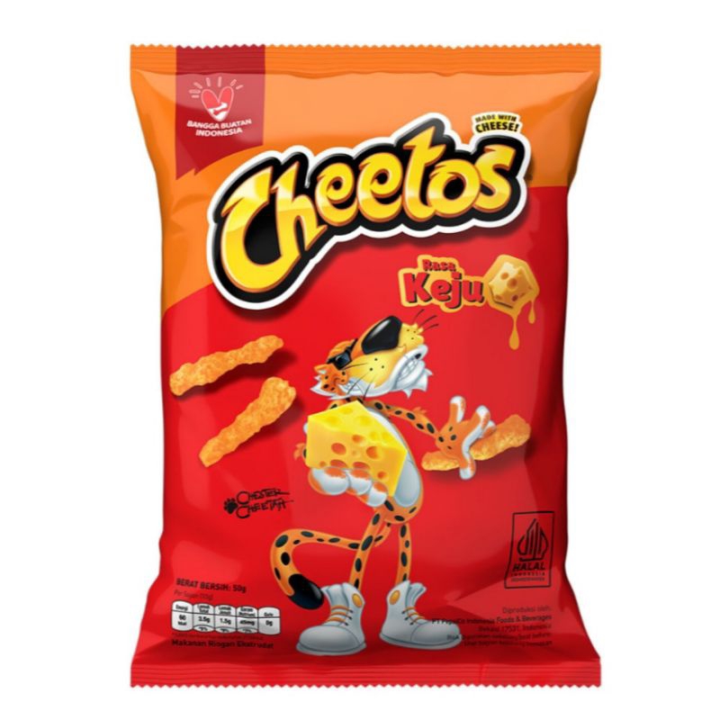 

Cheetos Makanan Ringan 50gr / Keju / Jagung Bakar Keju