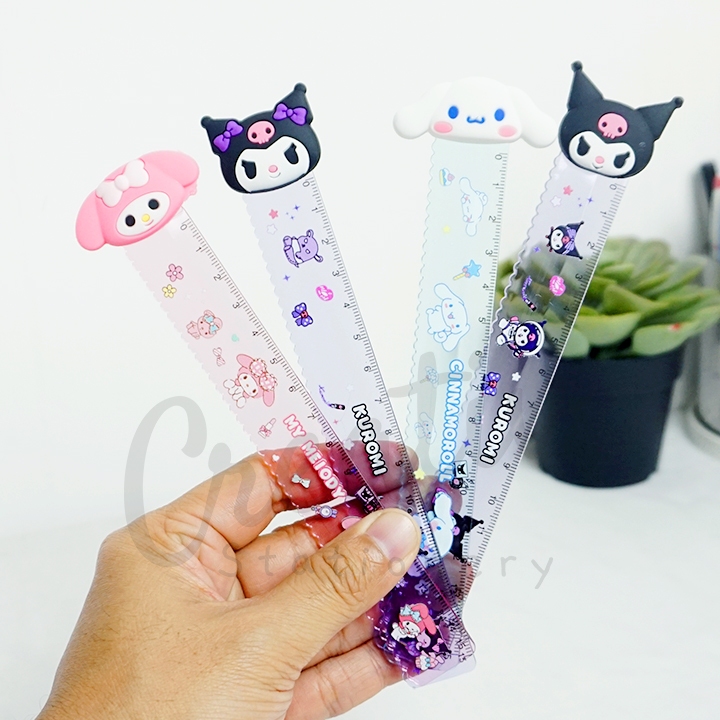 

Penggaris Plastik Karakter Ruler 15 CM Sanrio 9728