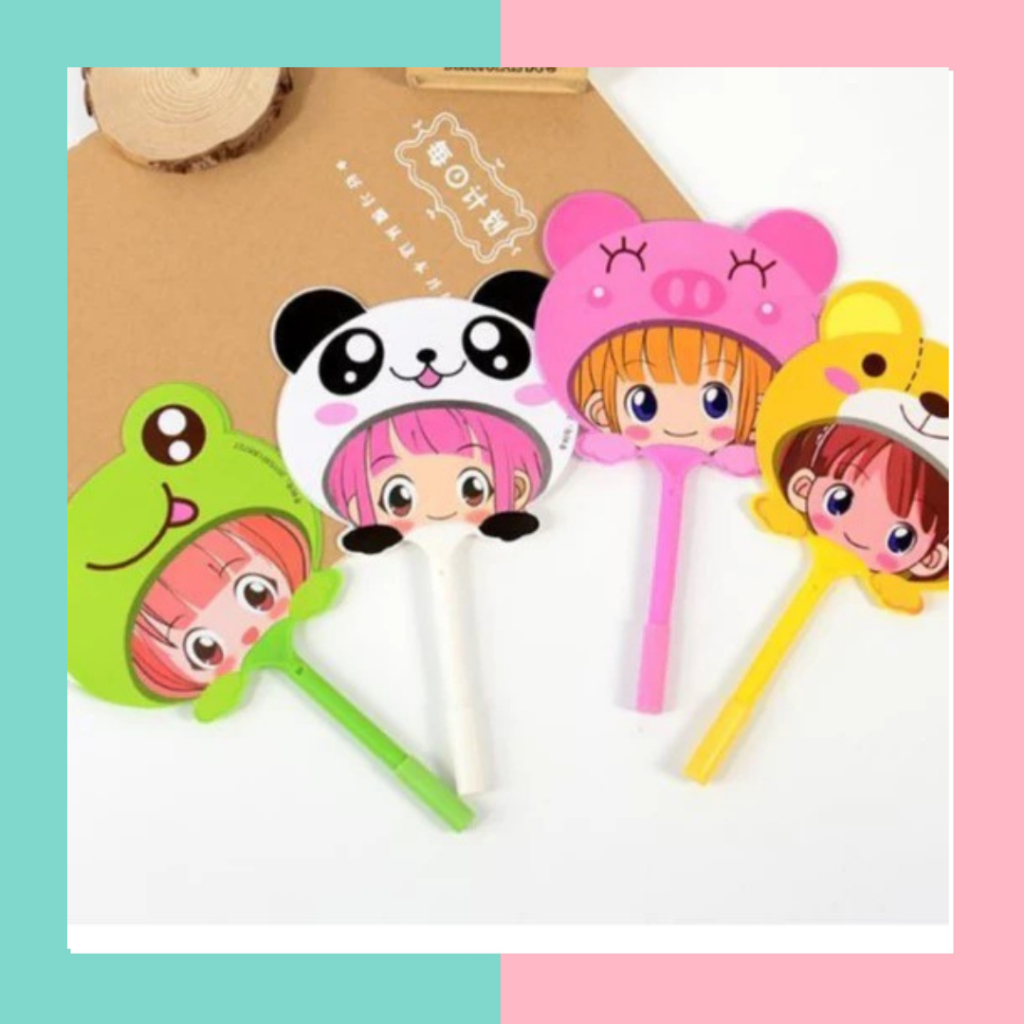 

Marie Shop ➡️PULPEN KIPAS KARAKTER KARTUN CUTE - PENA 2 IN 1 - PENA KIPAS LUCU ANIMAL DAN BUAH - PEN KIPAS - BOLPOINT KIPAS