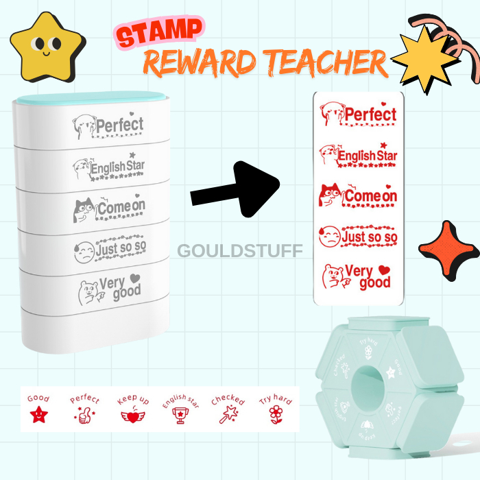 

Stempel Penilaian Guru Bahasa Inggris Praktis Mudah Dibawa | Reward Stamp Teacher