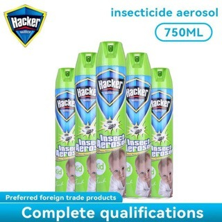 TS - OBAT NYAMUK SEMPROT HACKER 750 ML AMAN UNTUK BAYI DAN DEWASA AMAN / MEMBUNUH NYAMUK DAN SEMUA