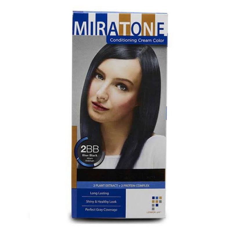 MIRATONE CREAM COLOR SACHET -#2BB BLUE BLACK