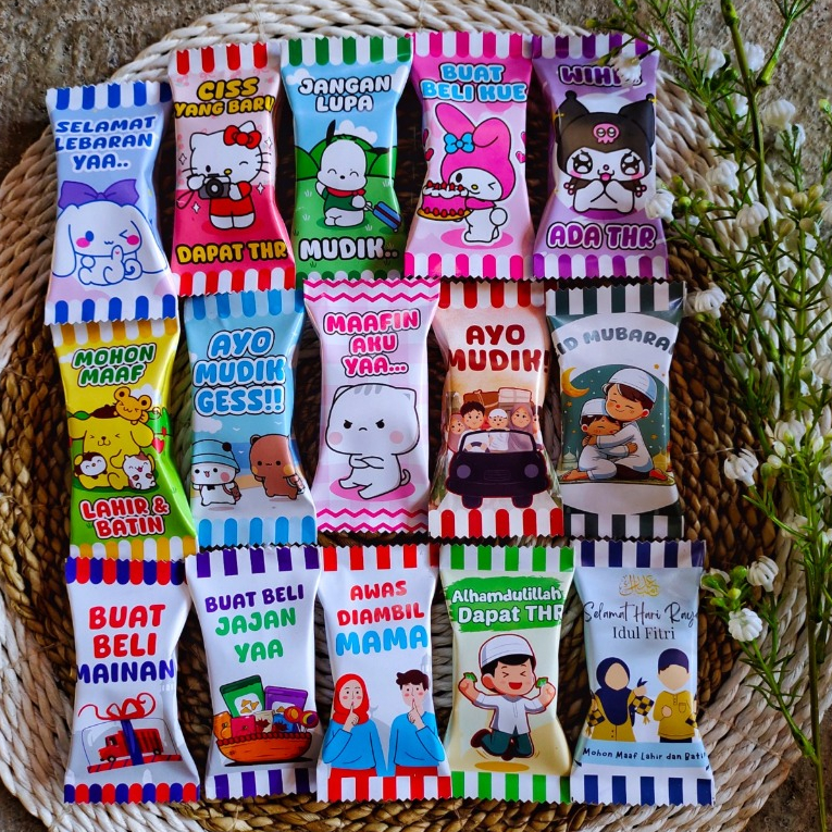 

Amplop Lebaran Model Permen Kartun Lucu 2025 | Amplop Isi 10 Pcs | Amplop THR Ramadhan
