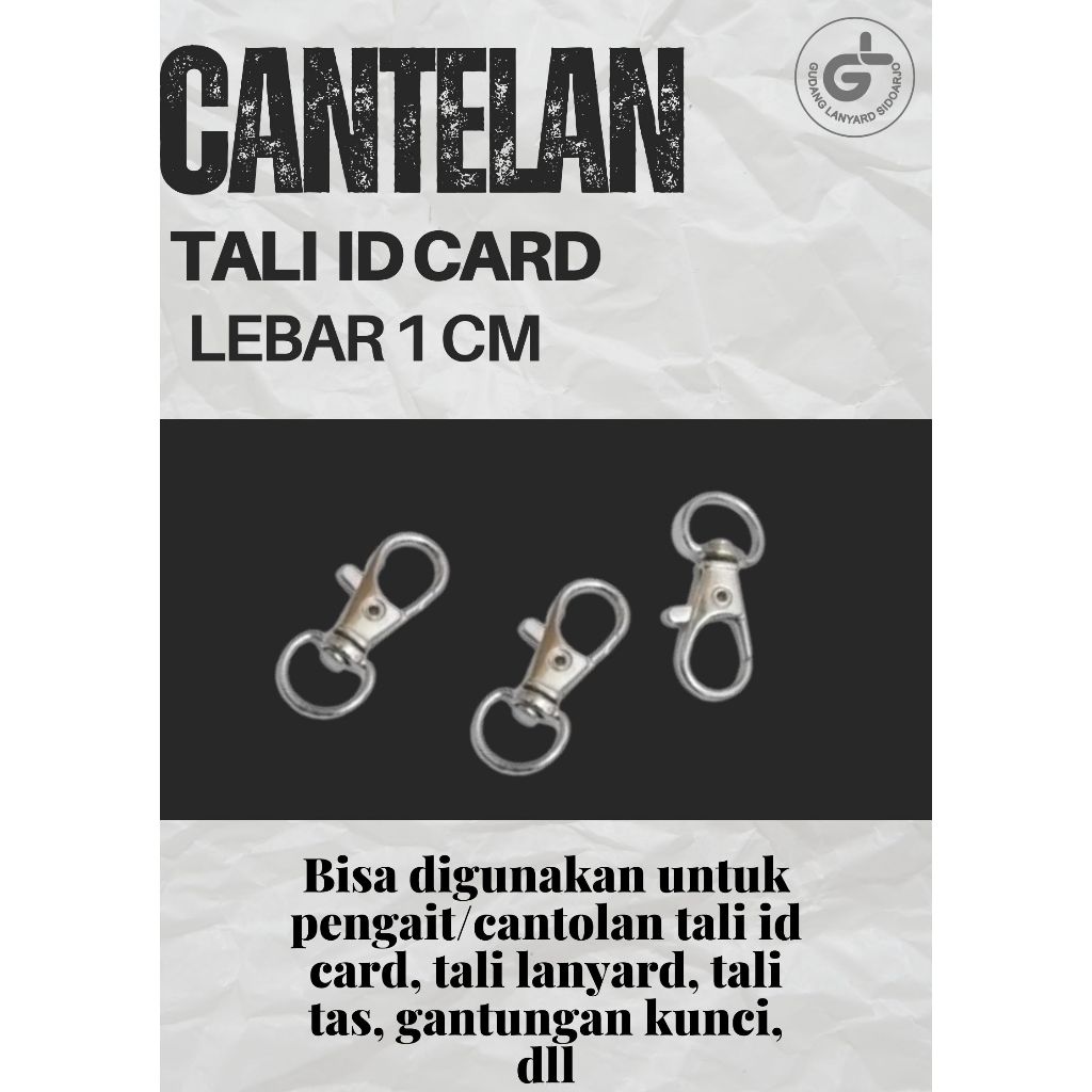 

cantelan tali id 1cm bahan besi coran tidak berkarat/cantelan ganci