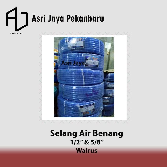 Selang Air Benang 1/2 inch & 5/8 inch Walrus
