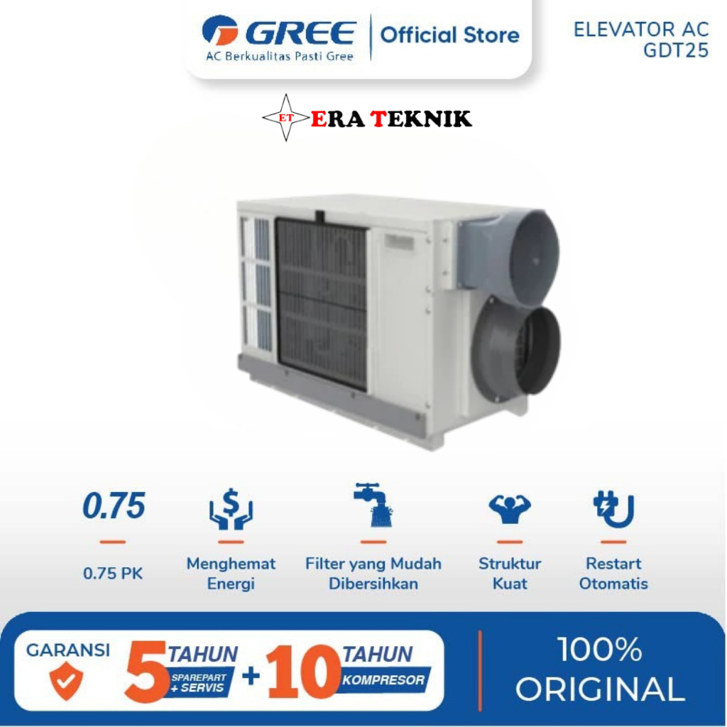 AC Elevator Gree 1PK R410A GDT25/NAA-E