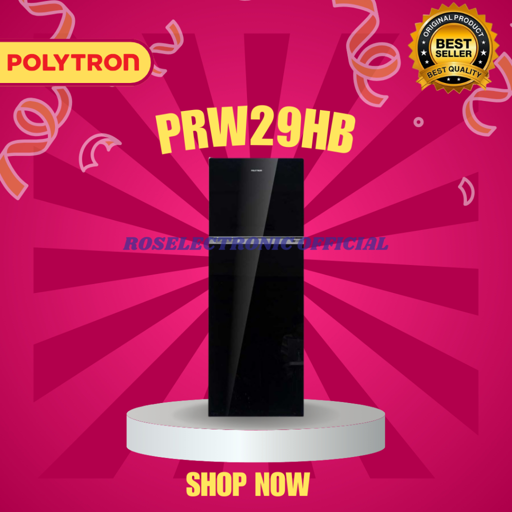 KULKAS 2 PINTU POLYTRON FLEXUP 5IN1 PRW29HB 260 L/PRW-29-HB/PRW-29HB/PRW 29 HB/PRW 29HB/PRW-29 HB