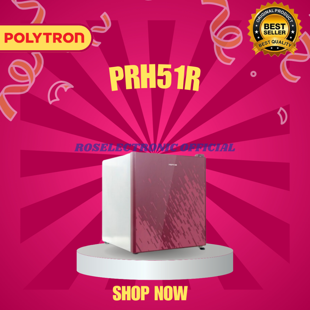 POLYTRON KULKAS MINI PRH 51 R Kulkas Mini PRH51R/PRH-51-R/PRH51R/PRH 51 R/Polytron Kulkas Mini Ori