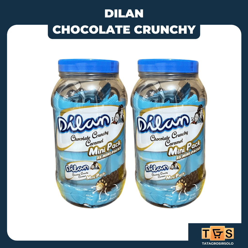 

[330gr] S133 | DILAN Chocolate Crunchy Caramel Mini Pack Toples