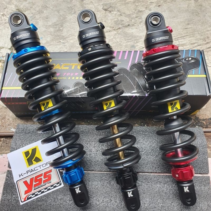 Shock Shockbreaker K-Factory Original BY YSS Click Rebound Fungsi Single Shock Matic ukuran 310 & 33
