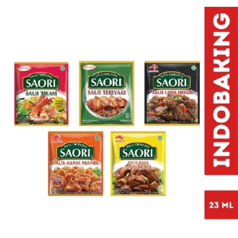 

Saori saus sachet 1 renceng