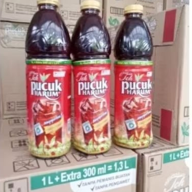 

teh pucuk 1,3 liter 1 dus isi 6 botol