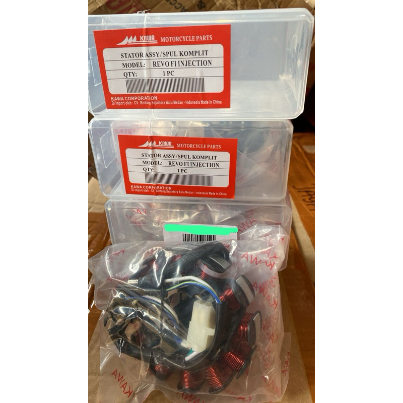 Spul api (SET) motor HONDA REVO INJEKSI merk KAWA