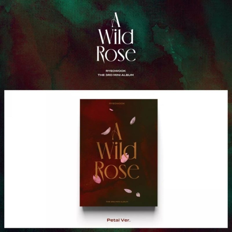 (sealed) Ryeowook (Suju) album A wild Rose ver. petal