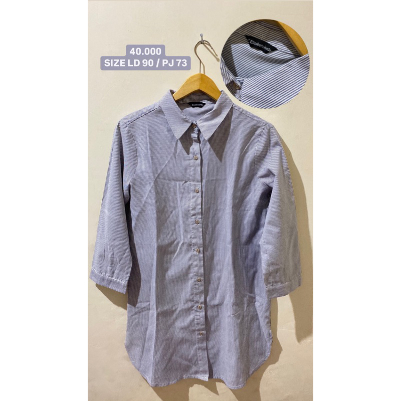 Preloved Baju tunik elizabeth jeans