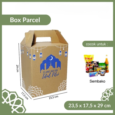 

Kardus Packing Oleh Oleh Ramadhan Box Jinjing Paket Sembako Blue Mosque (Isi 5Pcs) 23.5x17.5x29 cm