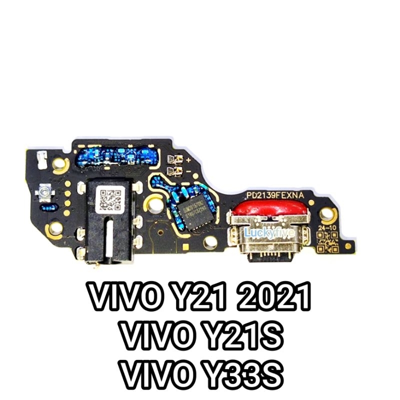 Papan Cas Vivo Y33s Y21s Y21 2021 Konektor HF Pcb Charging Ori 100% Tested