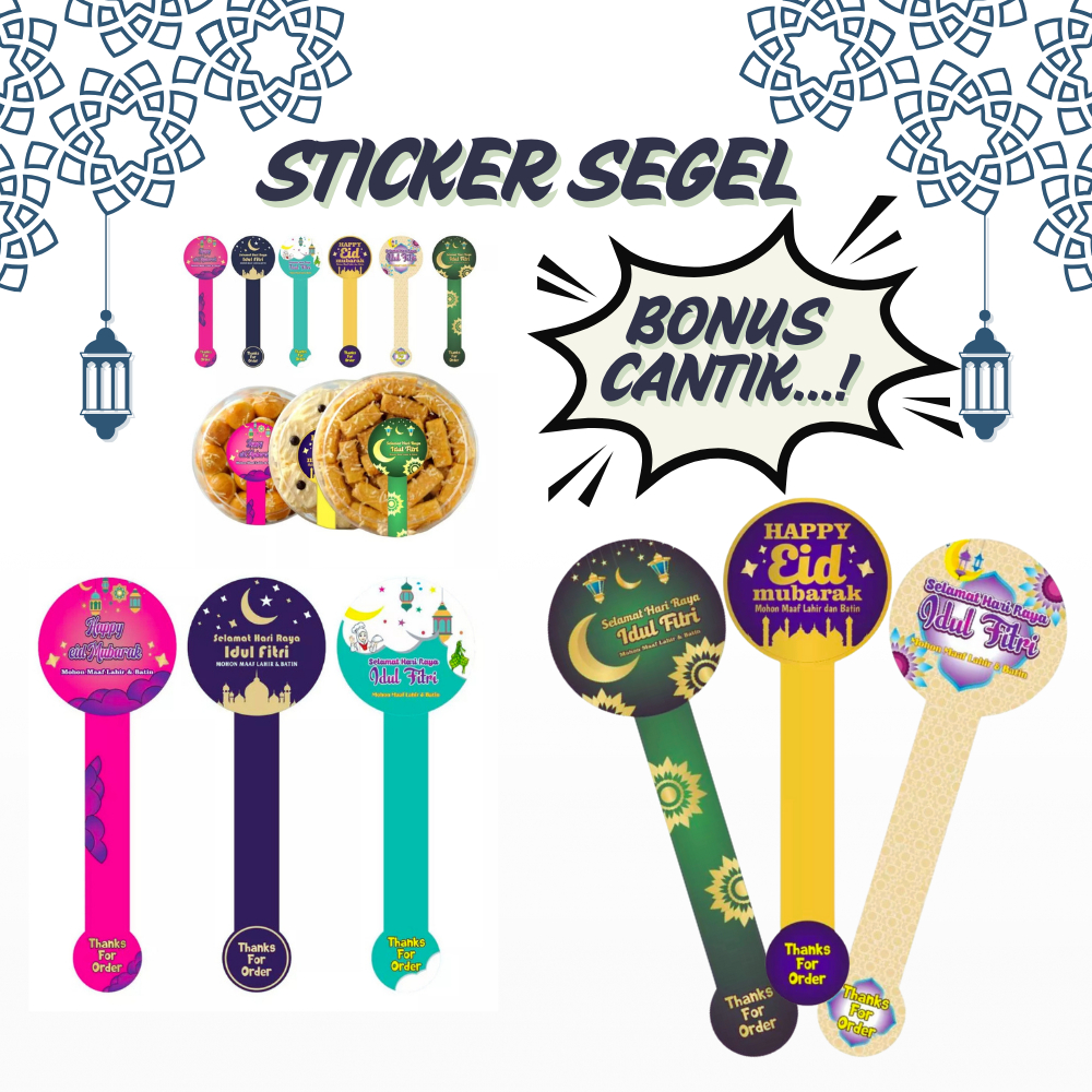 

Stiker Segel Lebaran Isi 40 Pcs Stiker Segel Kemasan Label Produk